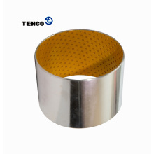 Manchon du fabricant Acier Bronze PTFE Bague de lubrification de limite de bonne performance.